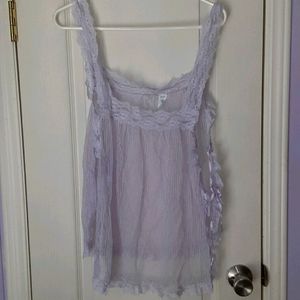 Vintage purple lingerie top
